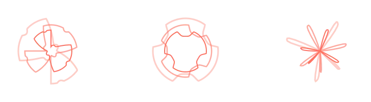 Vector-based 2D interpretations of the altered formula