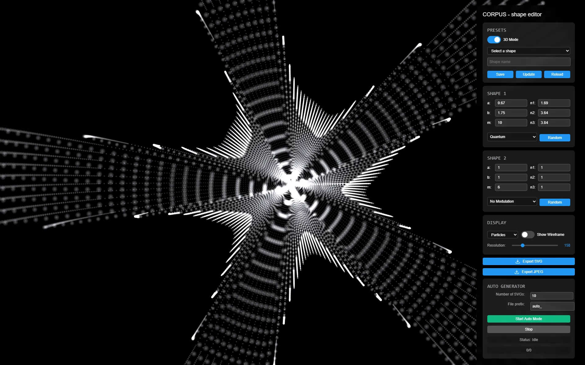 Particles and Principles: The Aesthetic Logic of CORPUS